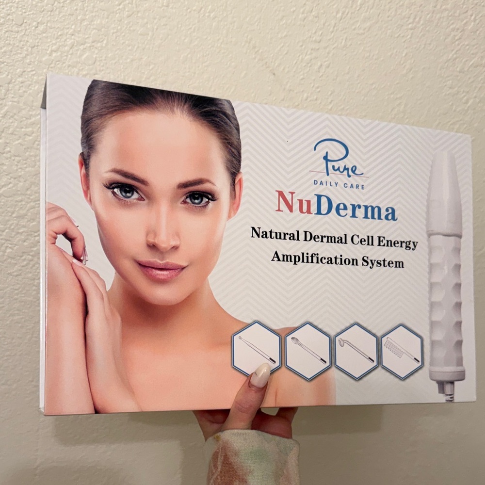 Pure Daily Care NuDerma Skin Therapy Device - White